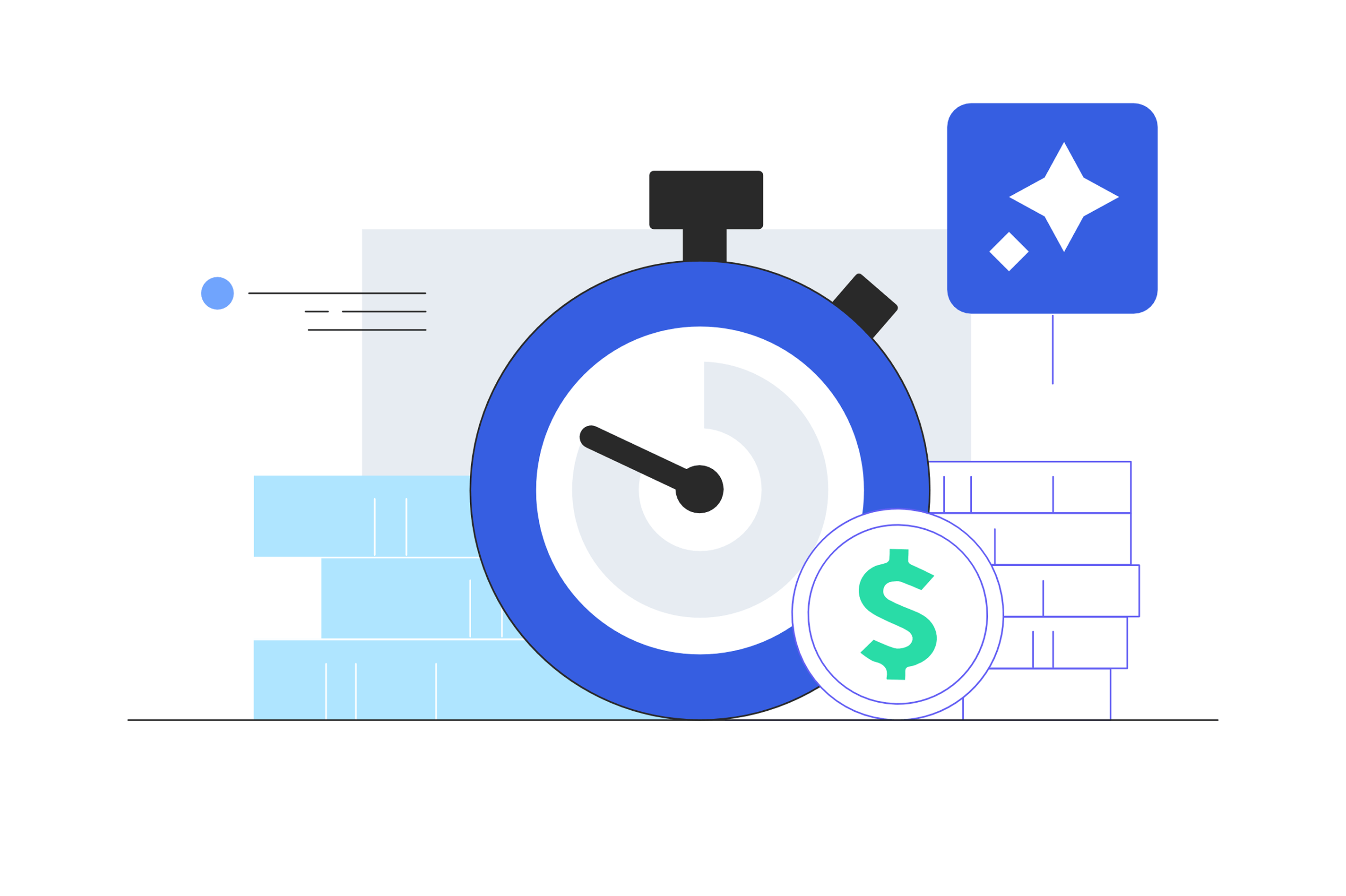 Illustration supporting Save hours in the office