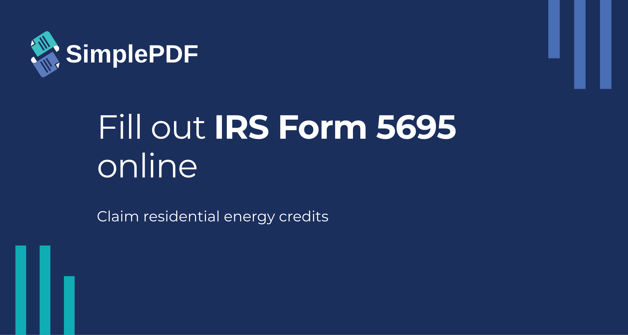 Fill out 5695 (Residential Energy Credits) online - free, no signup ...