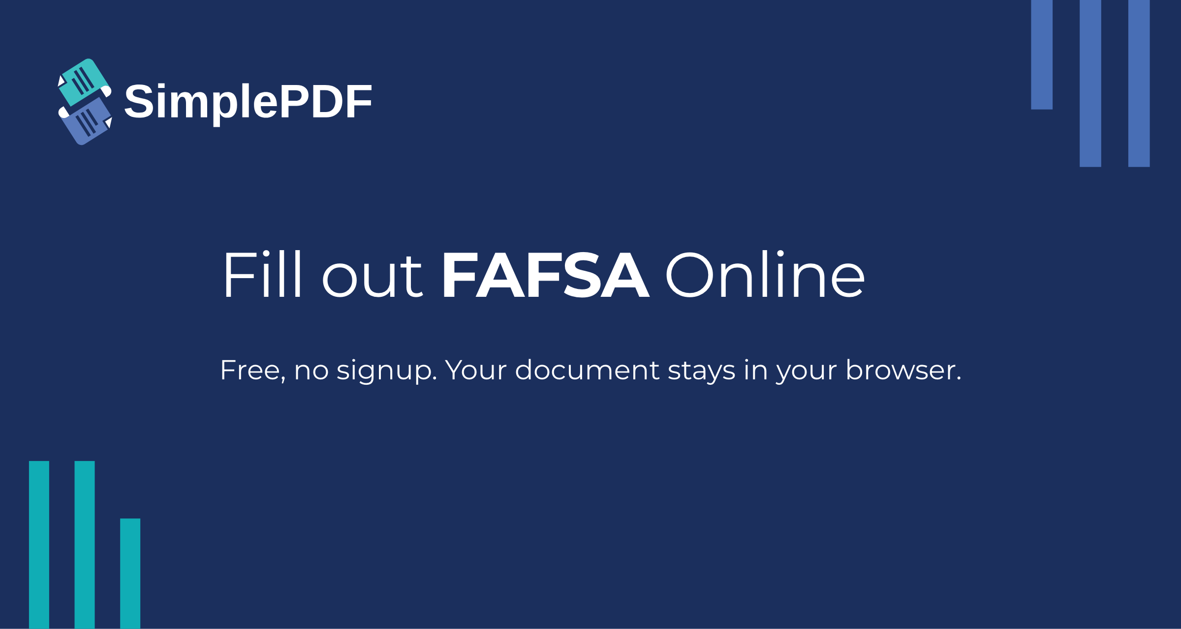 Fill out FAFSA (Free Application for Federal Student Aid) online - free ...