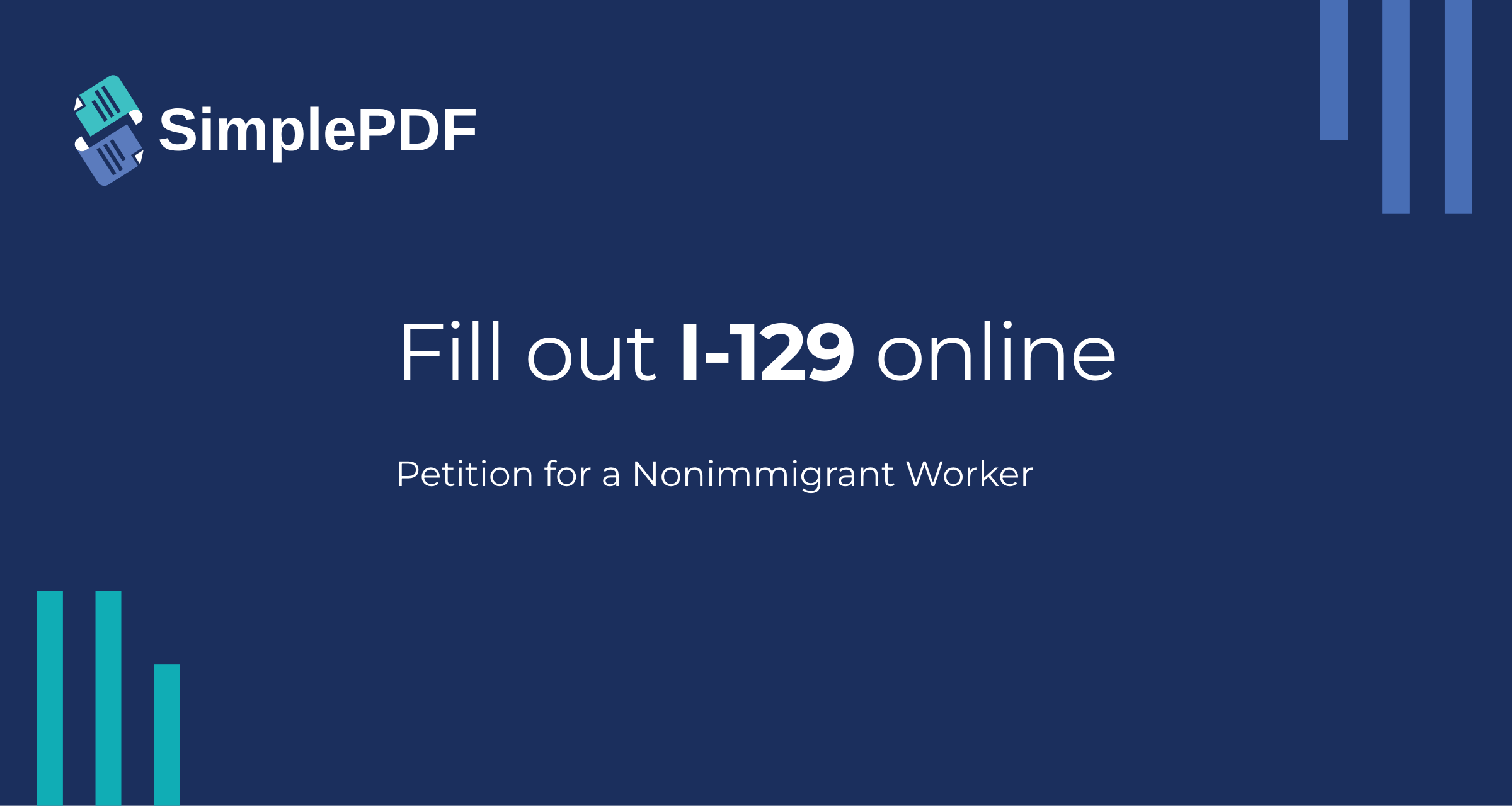 I 229 Form.pdf Fill out I-129 (Petition for a Nonimmigrant Worker) online - free, no ...